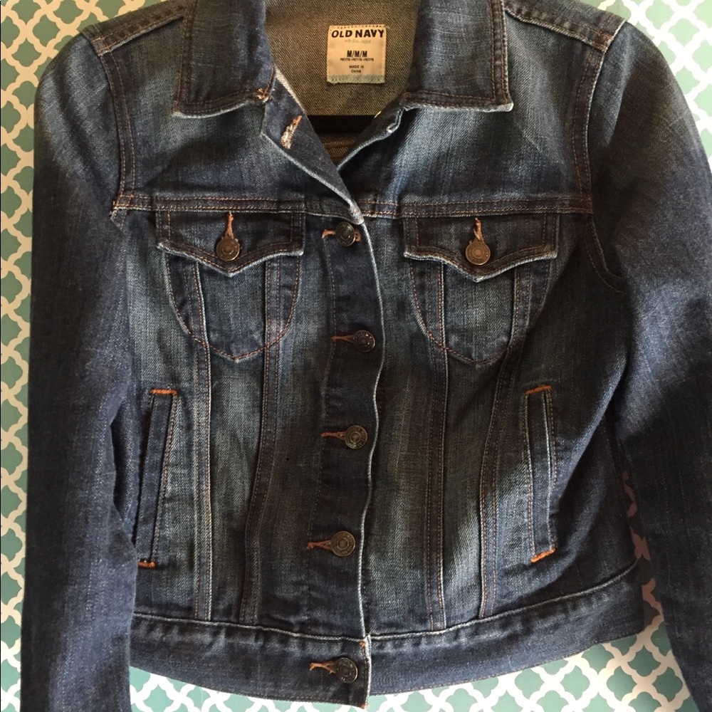 Old Navy Woman’s Md Petite Denim Jacket PRICE DROP